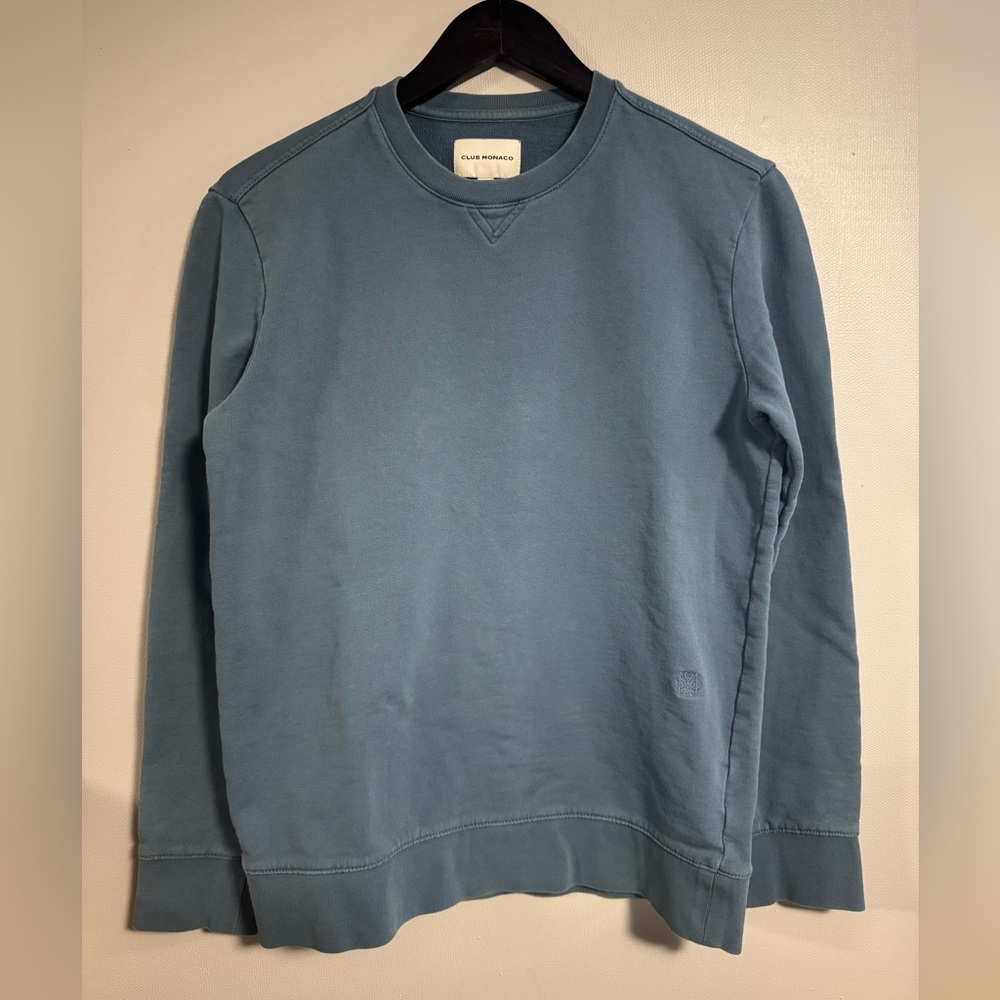 Club Monaco Blue Crewneck Sweater Size Small